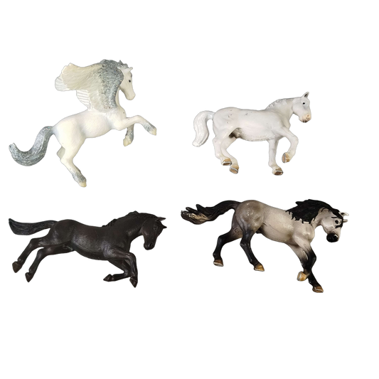 Schleich Tiere Bundle Pferde & Pegasus 70202 4 Teile Tierfiguren