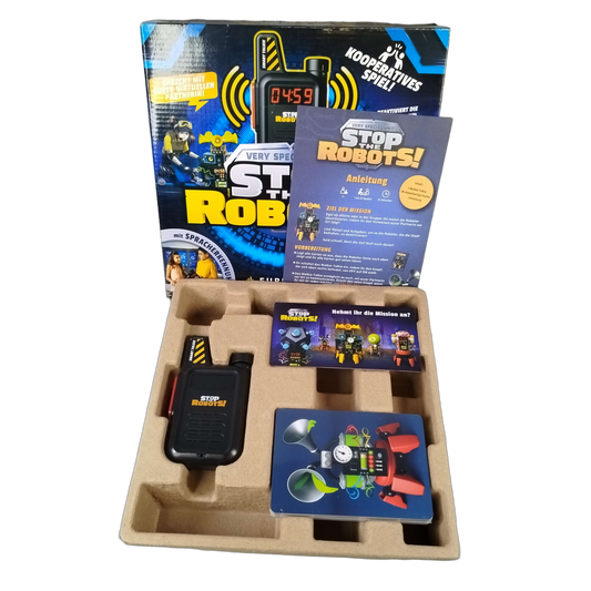 HUCH! Stop the Robots! Elektronikspiel & Brettspiel, ab 6 Jahre
