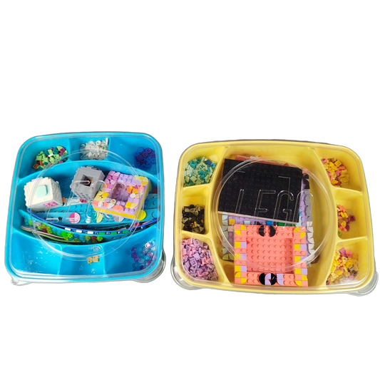 LEGO Bundle DOTS Set von 2 Sortierboxen mit Bausteinen