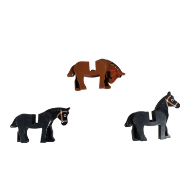 LEGO Bundle 7x Pferde Figuren