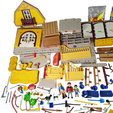 Playmobil Reiterhof Pferdestall Set mit Zubehör