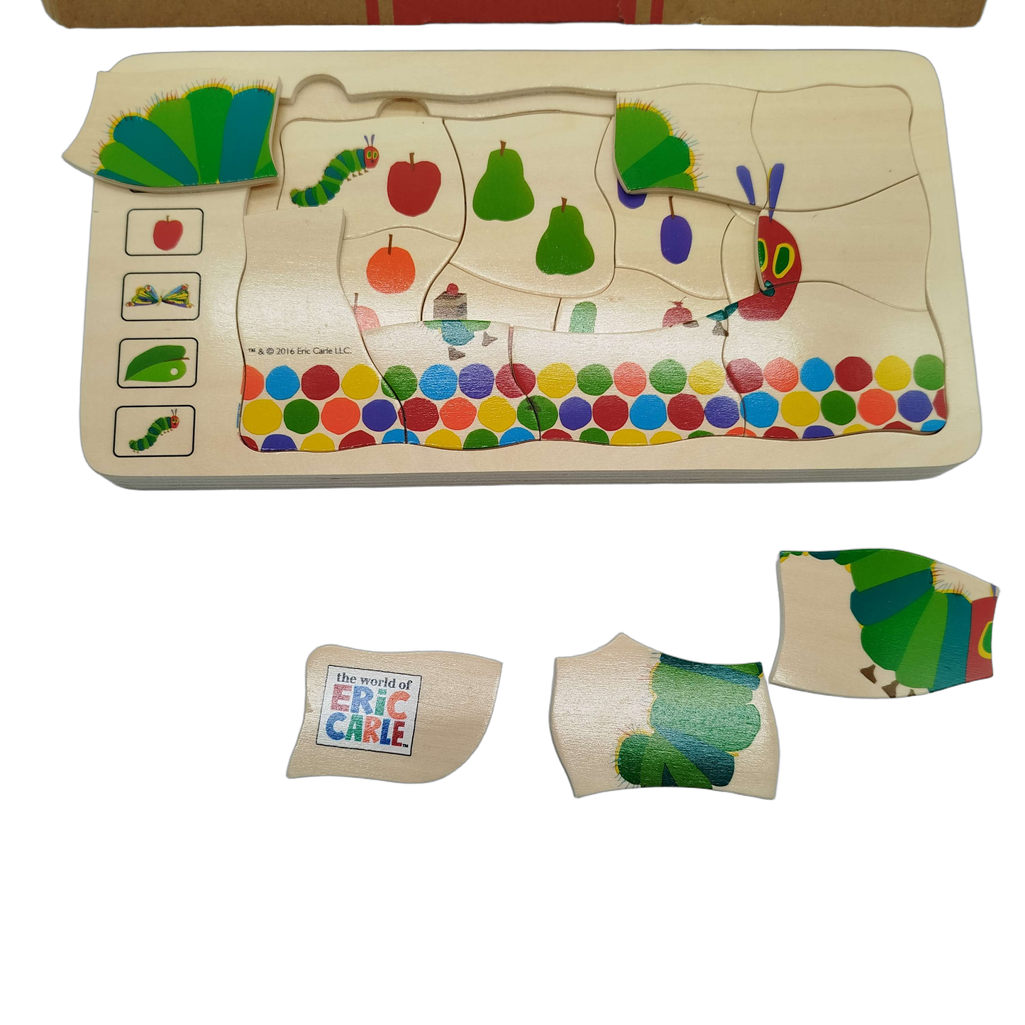 small foot Raupe Nimmersatt Schichtenpuzzle
