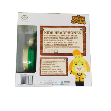OTL Technologies Animal Crossing Kinderkopfhörer mit Kabel, neu