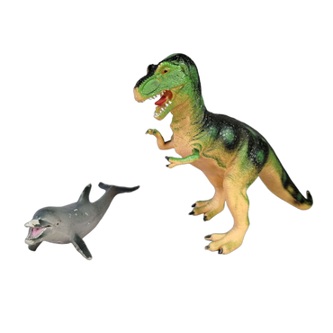 Bullyland Bundle Dinosaurier & Tiere 68353 Set von 4 Tierfiguren