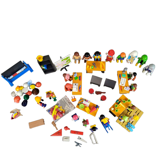 Konvolut Playmobil Schule & Wissenschaft Figuren ca. 1 kg