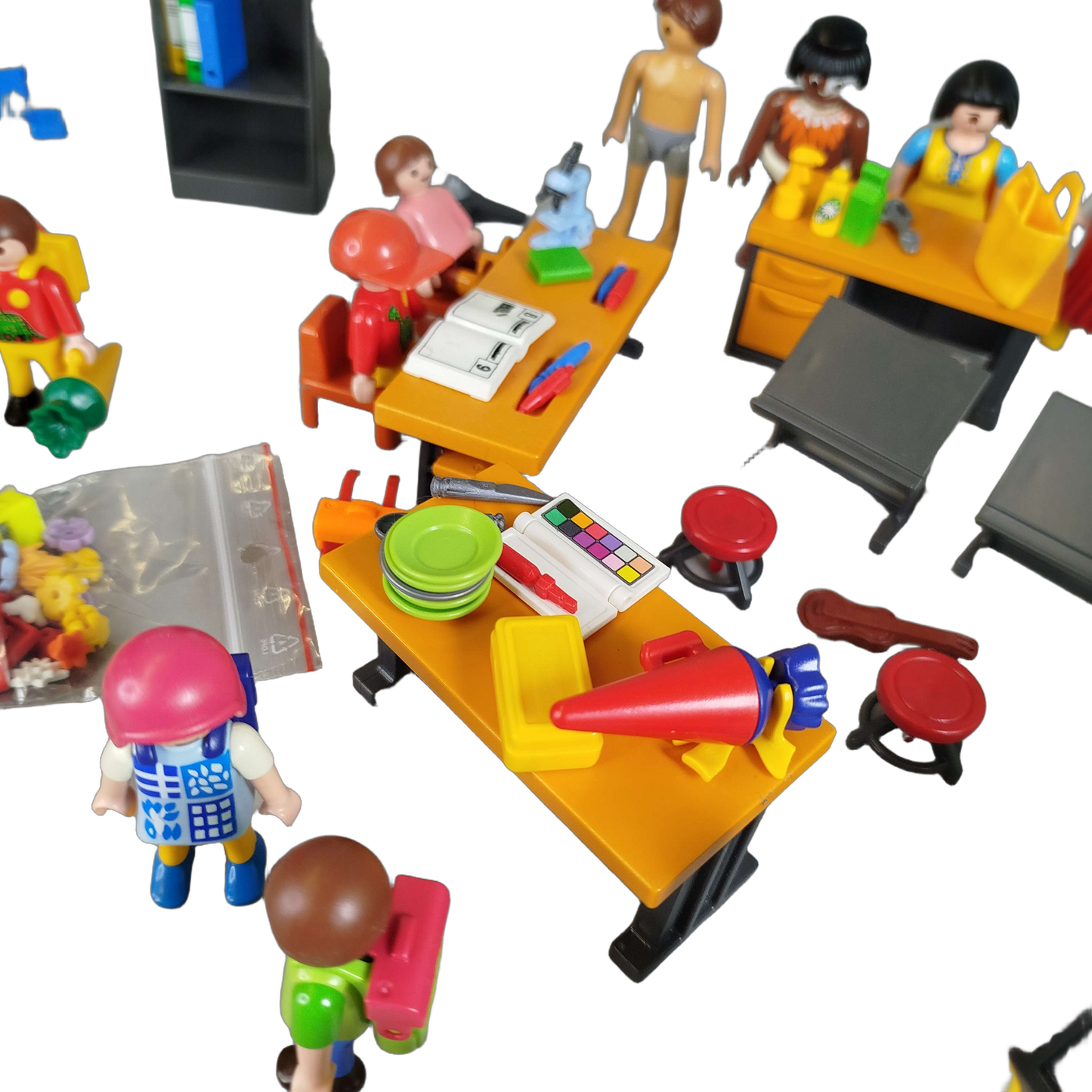 Konvolut Playmobil Schule & Wissenschaft Figuren ca. 1 kg