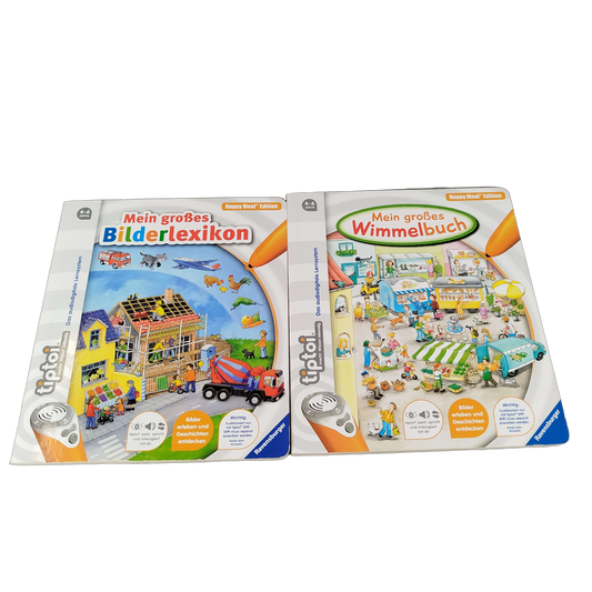 Ravensburger Bundle TipToi 2 Bücher Bilderlexikon & Wimmelbuch