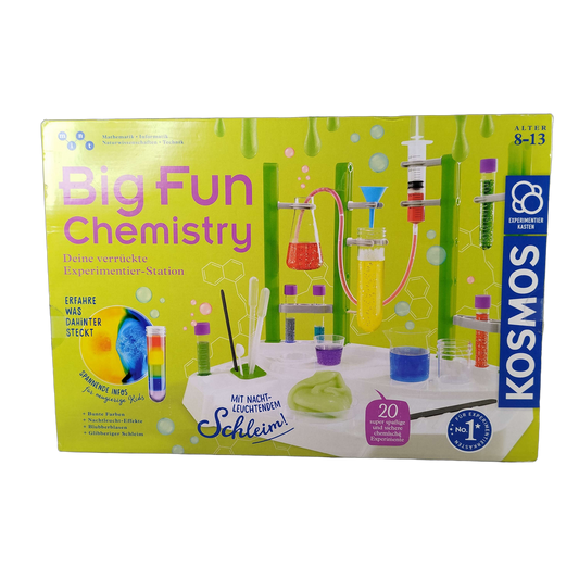 KOSMOS Big Fun Chemistry 604507 Experimentierset, neuwertig