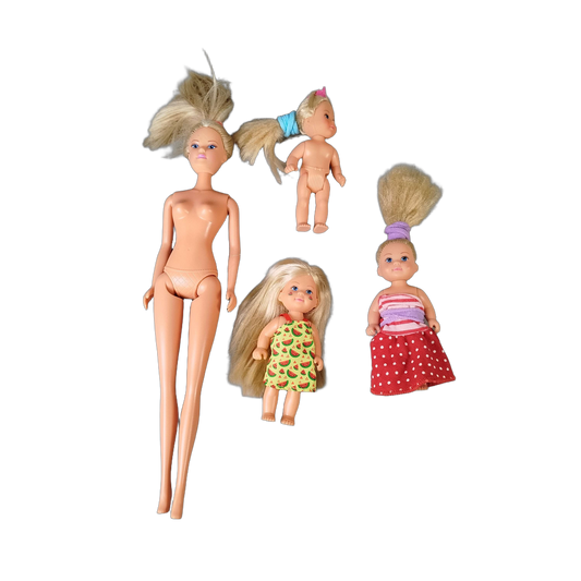 Simba Toys Bundle Evi Love & Shelly Set von 4 Puppen