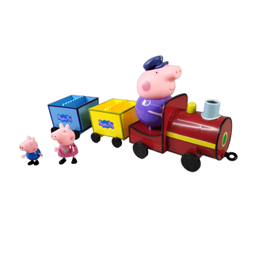 Smyths Toys Peppa Pig Opa Wutz Zug mit 3 Figuren