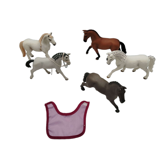 Schleich Bundle Pferde Set von 5 Figuren & Zubehör