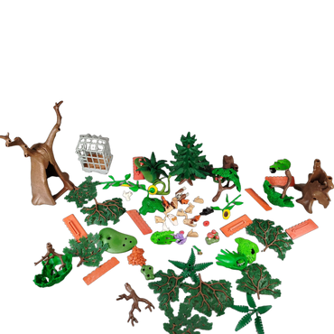 Playmobil Bundle Wald & Natur großes Set Tiere & Waldkulisse