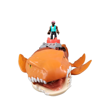 Fisher-Price Imaginext Jurassic World Mosasaurus & Kenji Figuren