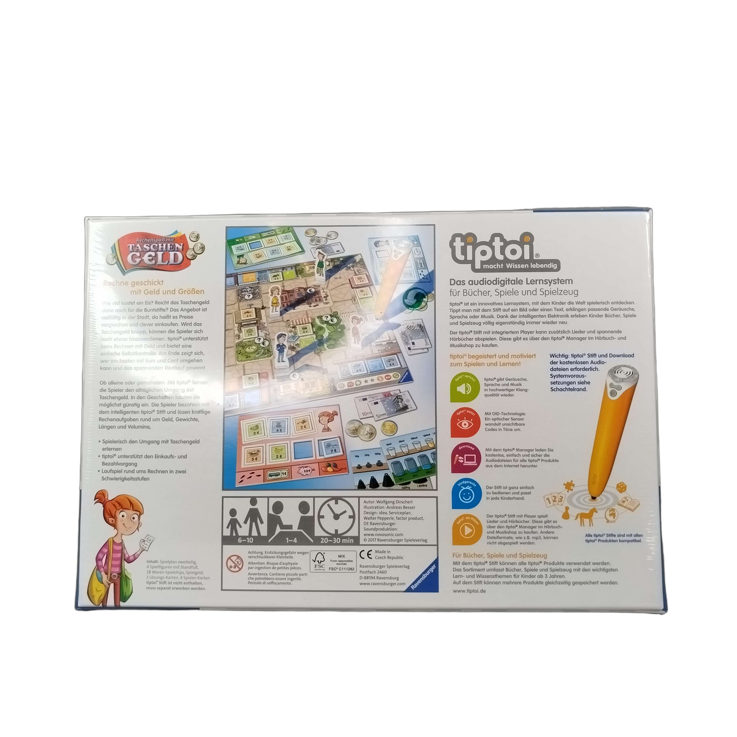 Ravensburger tiptoi Rechenspaß Taschengeld Buch, Neu
