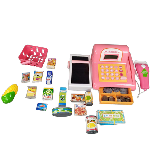 Just Like Home Bundle Kaufmannskasse mit Scanner & Zubehör
