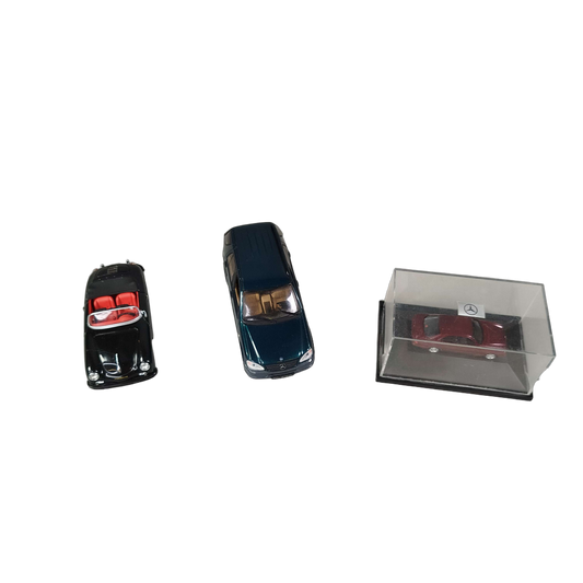 Mercedes-Benz Bundle Set von 3 Autos E320 Cabrio SUV