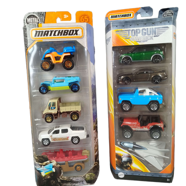 Matchbox Bundle Top Gun Road Trip Set von 4 Autos Neu