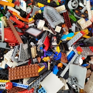Konvolut LEGO Bausteine & Minifiguren ca. 5 kg, ab 6 7 8 Jahre