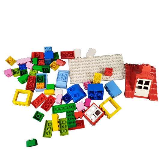 Konvolut LEGO DUPLO Bausteine & Grundplatte ca. 0,7 kg, ab 3 4 5 Jahre