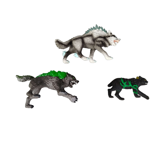 Schleich Bundle Fantasie 3x Wolfsfiguren