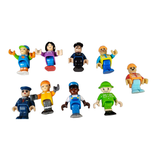 Bundle Charaktere & Uniform Set von 9 Actionfiguren