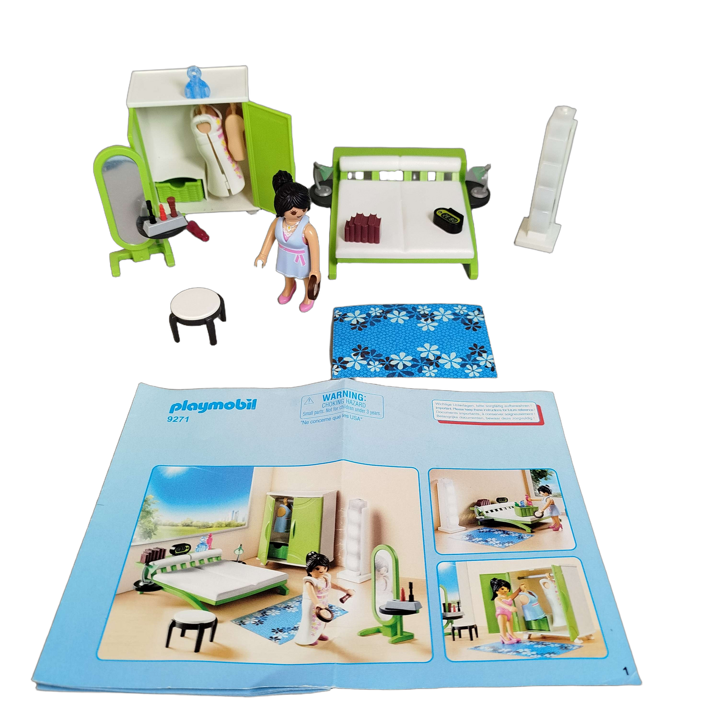 Playmobil Bundle Set von 3 9267 9270 9271 Zimmer