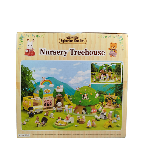 Sylvanian Families Nursery Treehouse Puppenhaus, Neuwertig