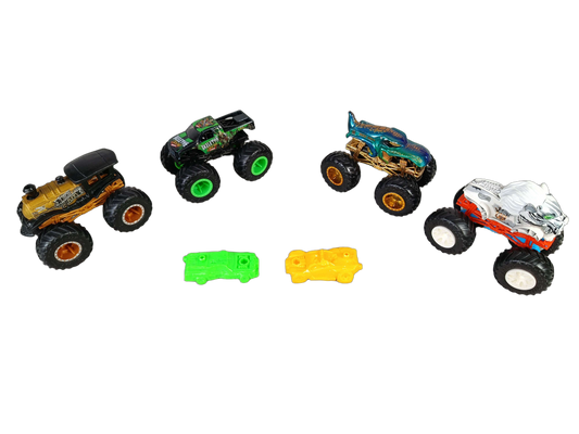 Mattel Bundle Hot Wheels Monster Trucks Set von 4 Monstertrucks