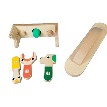Bundle Holz Set von 19 Werkbank & Kinderwerkzeug