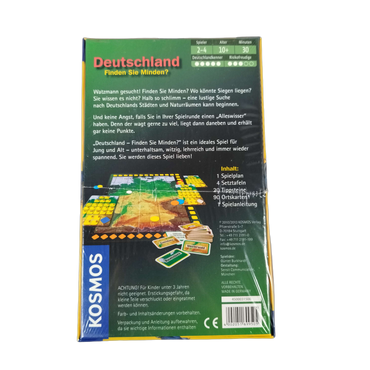 KOSMOS Deutschland – Finden Sie Minden? 4500031500 Brettspiel, Neu