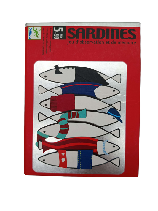 Djeco Sardines Kartenspiel & Merkspiel für Kinder
