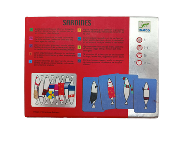 Djeco Sardines Kartenspiel & Merkspiel für Kinder