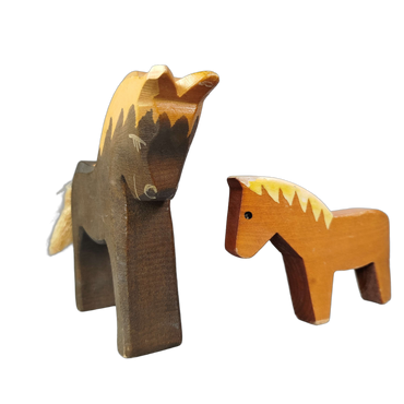 Ostheimer Bundle Pferde 2x Holzpferde
