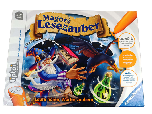 Ravensburger tiptoi Magors Lesezauber Lernspiel Lesetraining