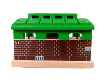 BRIO Lokschuppen mit Rolltor 33574 Holzeisenbahn Zubehör