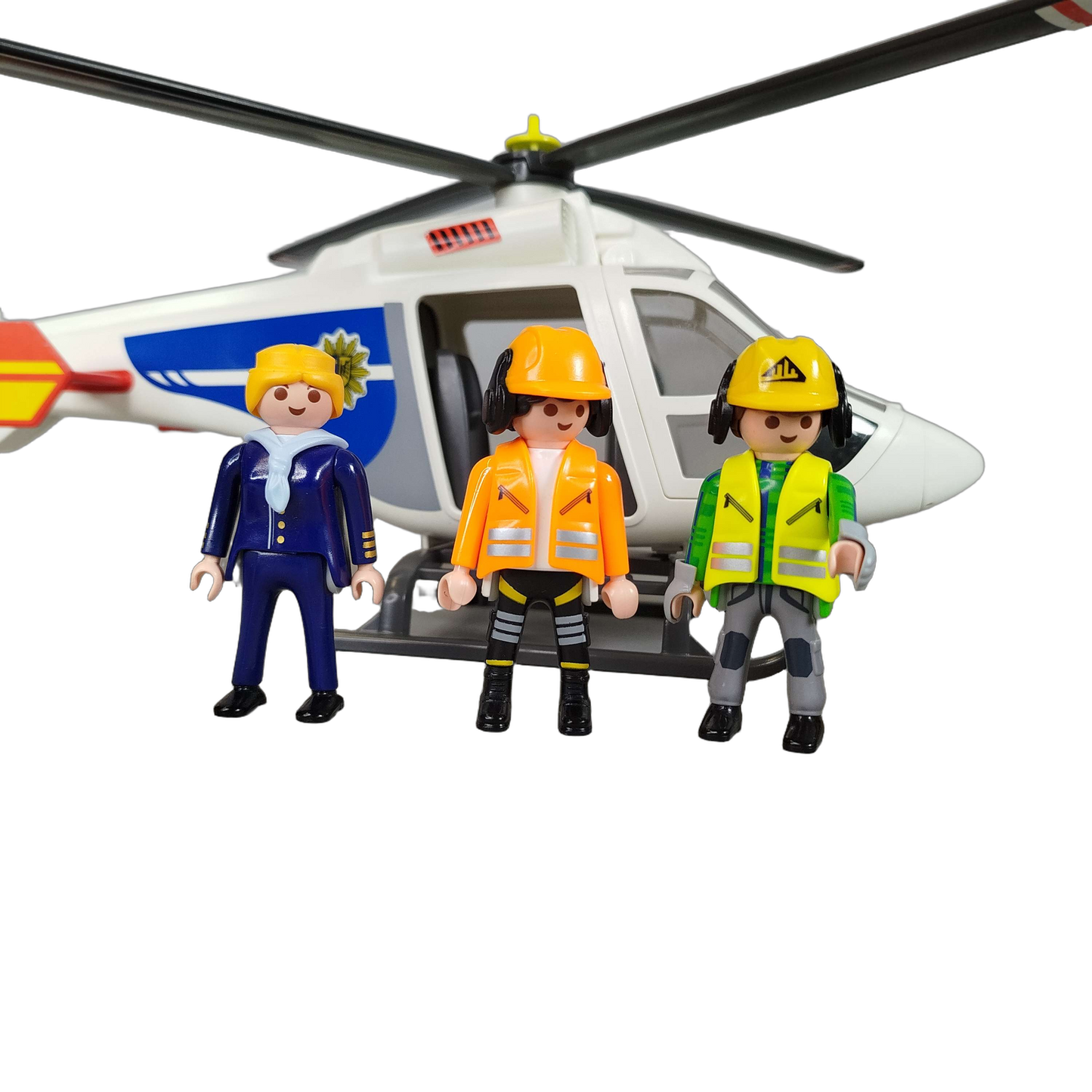 Playmobil Bundle Polizei Hubschrauber & Turm Playset