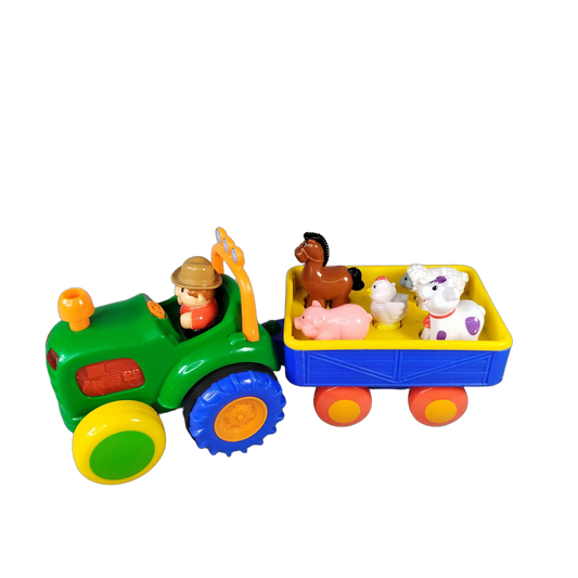 Kiddieland Elektronischer Bauernhof-Traktor Lernspielzeug