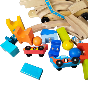BRIO Bundle Holzeisenbahn großes Set Transporter & Rampen
