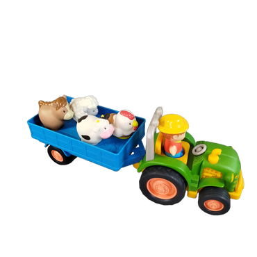 Battat Traktor mit Anhänger & Tiere Spielset