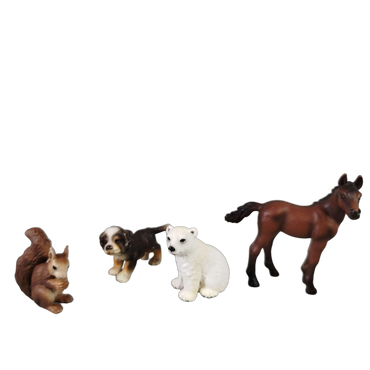 Schleich Tiere Bundle Wildtiere & Bauernhof 8 Teile Tierfiguren