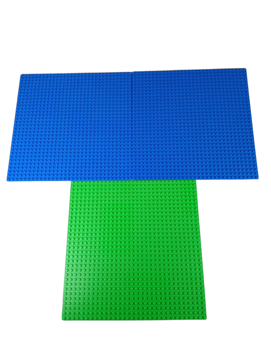 LEGO Bundle Bauplatten 32x32 11023 3811 Set von 3 Grundplatten