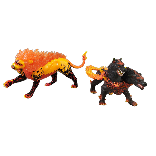 Schleich Bundle 2 Teile Löwenwesen & Hund Figuren