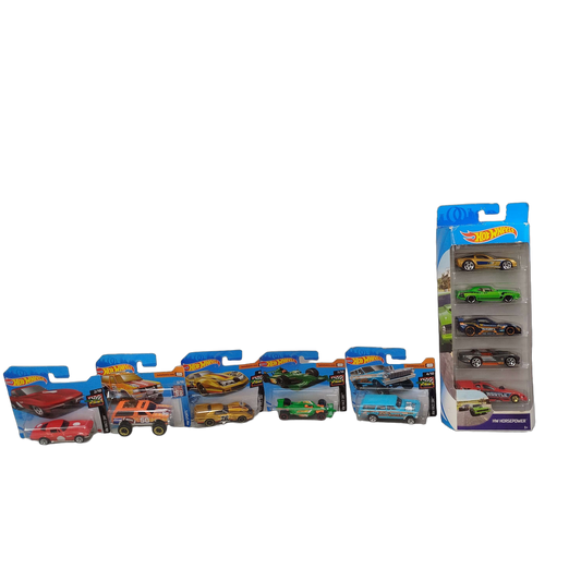 Hot Wheels Bundle HW Race Day Rennwagen & Muscle, Neuwertig