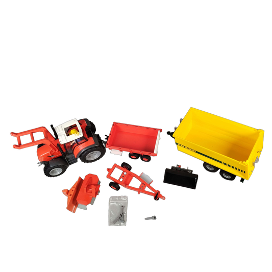 Playmobil Bundle Bauernhof großes Set Traktor & Anhänger