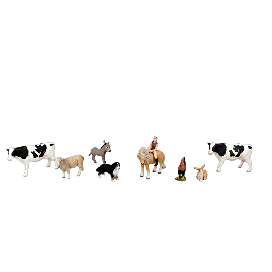 Schleich Bundle Bauernhof Set von 8 Tierfiguren