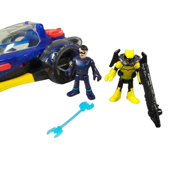 Mattel Bundle Batman Transforming Batmobile großes Set Fahrzeug