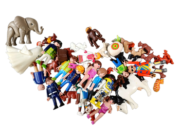 Konvolut Playmobil ca. 1 kg Figuren & Tiere, Fahrzeuge, ab 3 Jahre