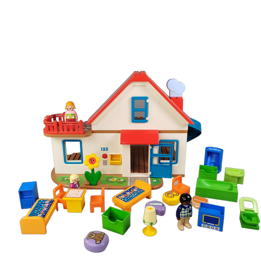 Playmobil 123 Haus-Spielset 70129 mit Figuren & Zubehör