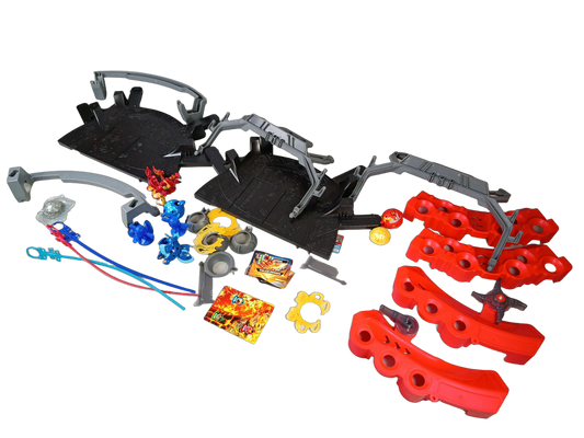 Bakugan Bundle Battle-Arena großes Set Figuren & Karten