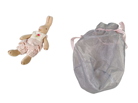 Maileg Stoffhase mit gestreifter Hose Kuscheltier